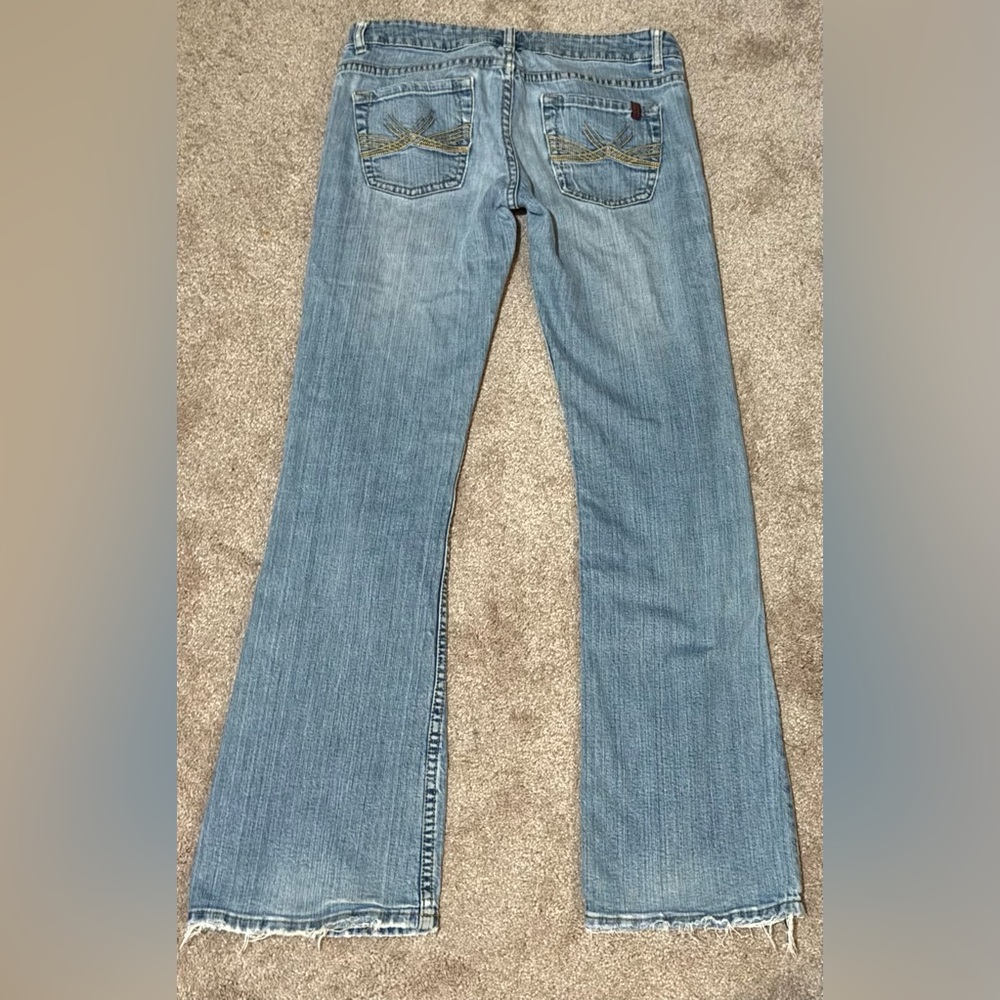Buffalo David Bitton Light Blue Flare Jeans - Picture 9 of 10